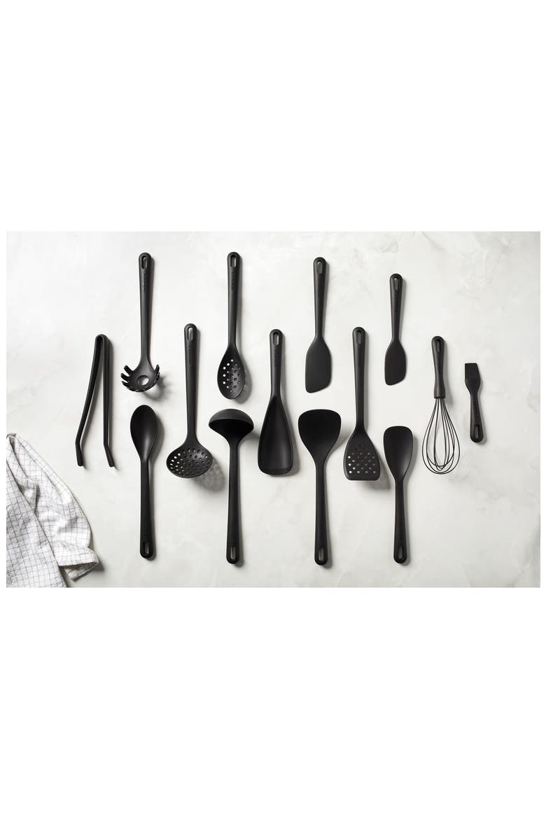4-Piece Silicone Utensil Set, Alternate, color, BLACK