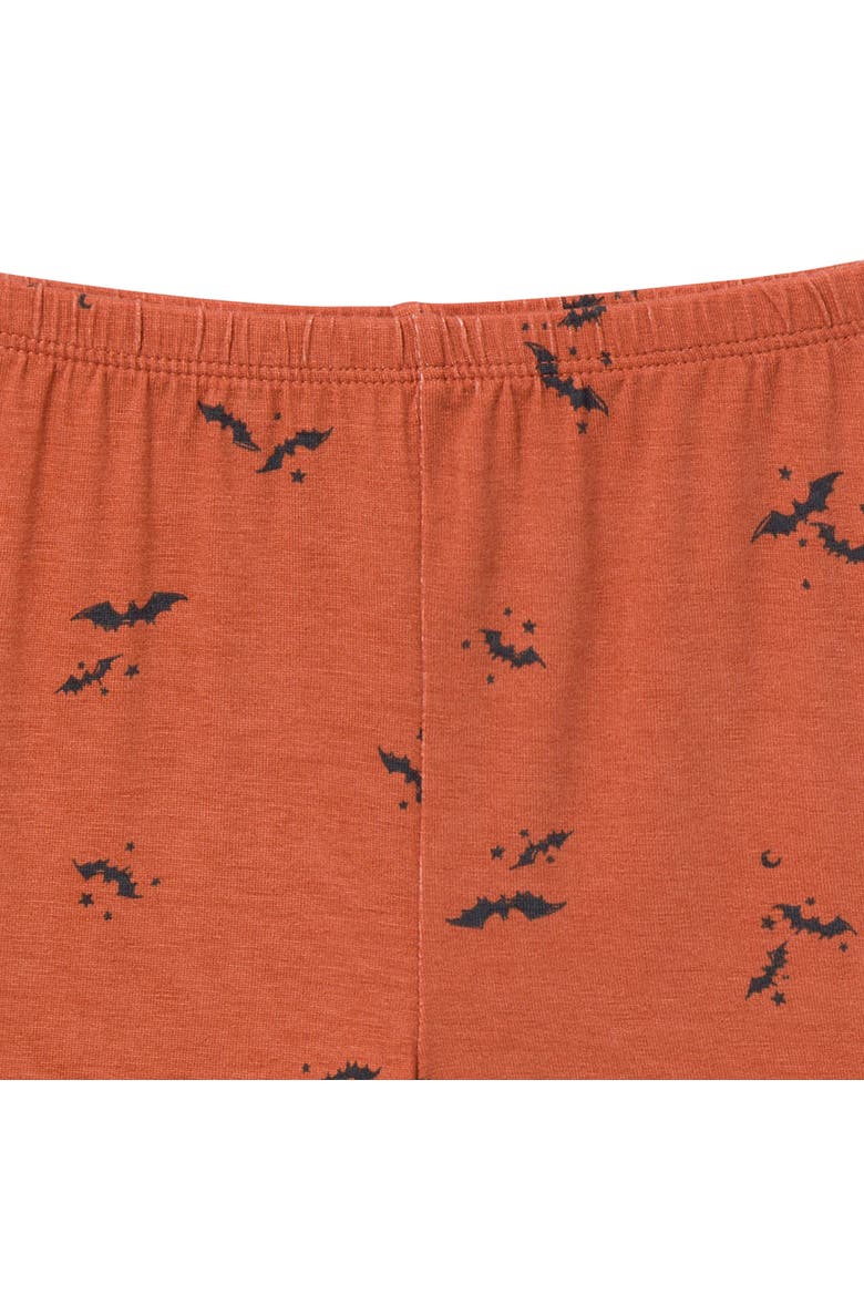 Hacci Sung Fit Footless Pajama Set, Alternate, color, Autumn Bats