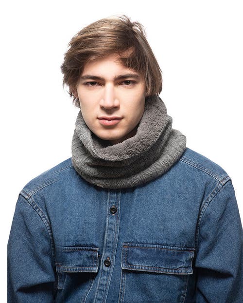 Nirvanna Designs Ribbed Neckwarmers In Oatmeal