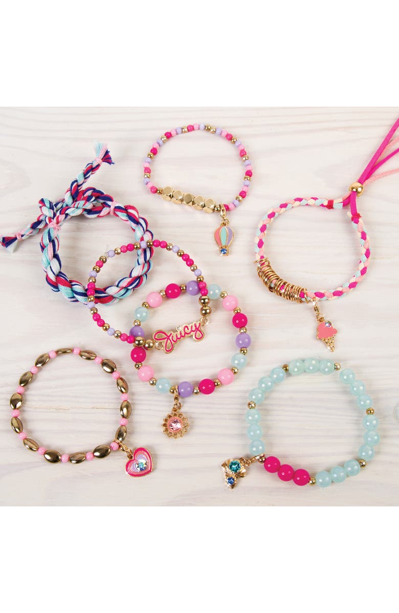 Juicy Couture 2 in 1 Crystal Bracelet Charms, Alternate, color, Multicolored