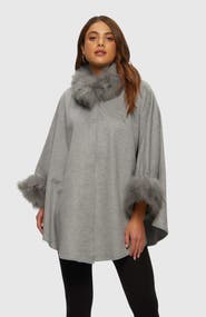 GORSKI Wool And Cashmere Blend Cape With Trim