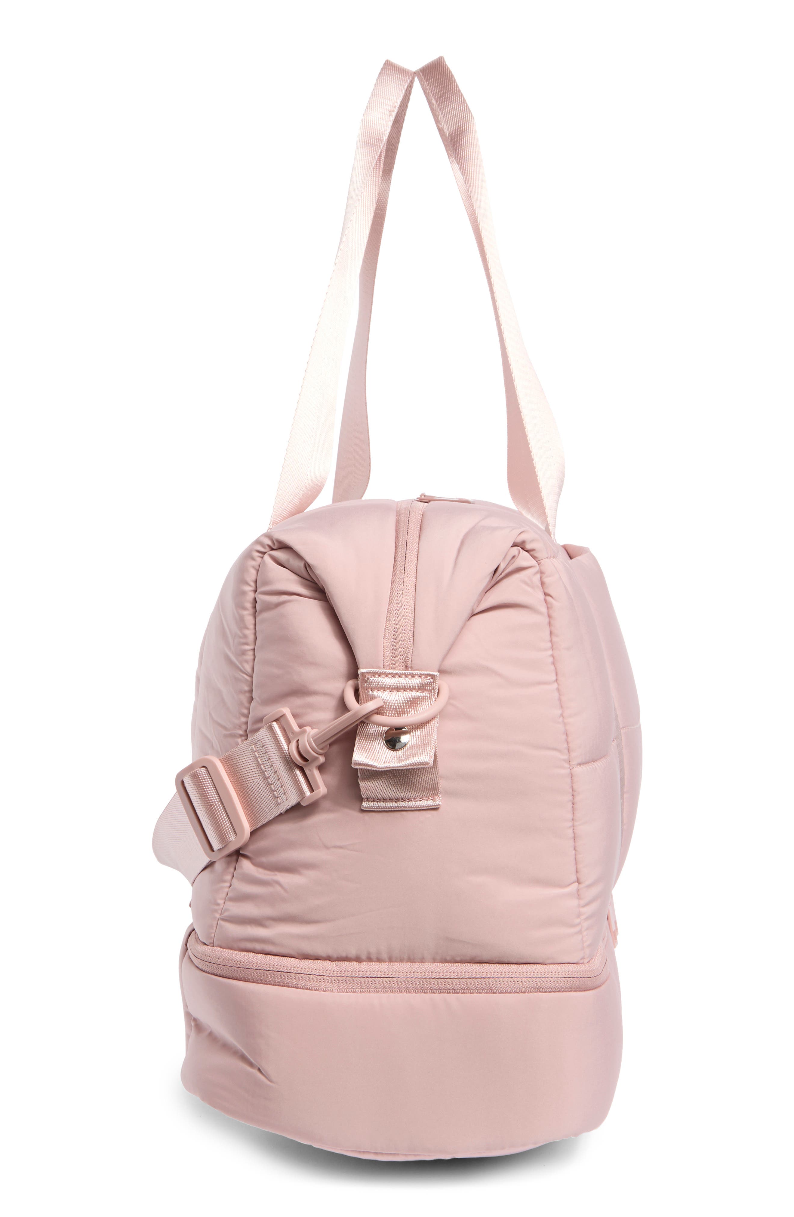 Cloud Drop Bottom Duffle Bag, Alternate, color, NORDSTROM BLUSH