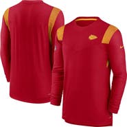 Nike Men's Nike Red Kansas City Chiefs Sideline Tonal Logo Performance Player Long Sleeve T-Shirt