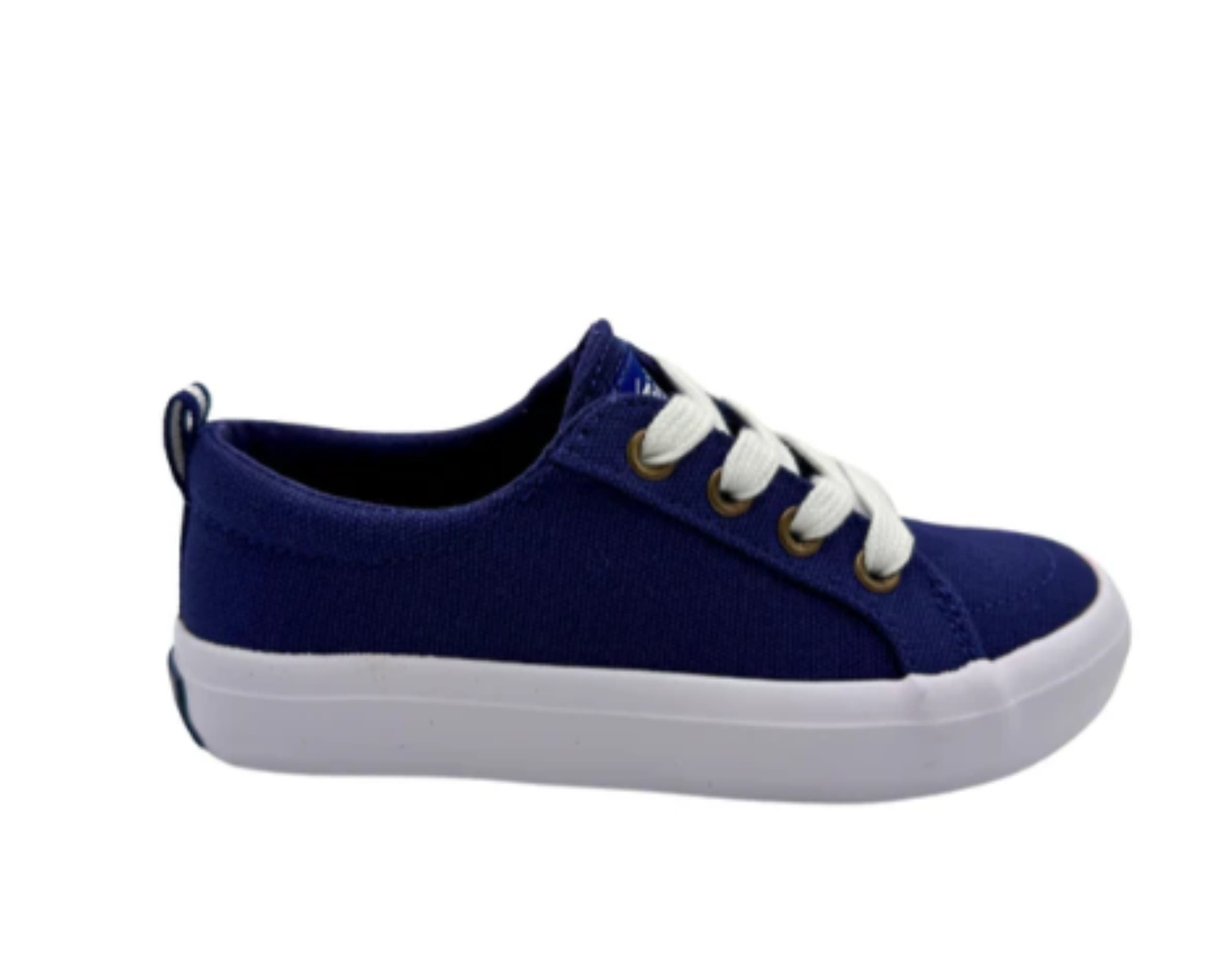 Kids Canvas Sneakers, Alternate, color, Navy