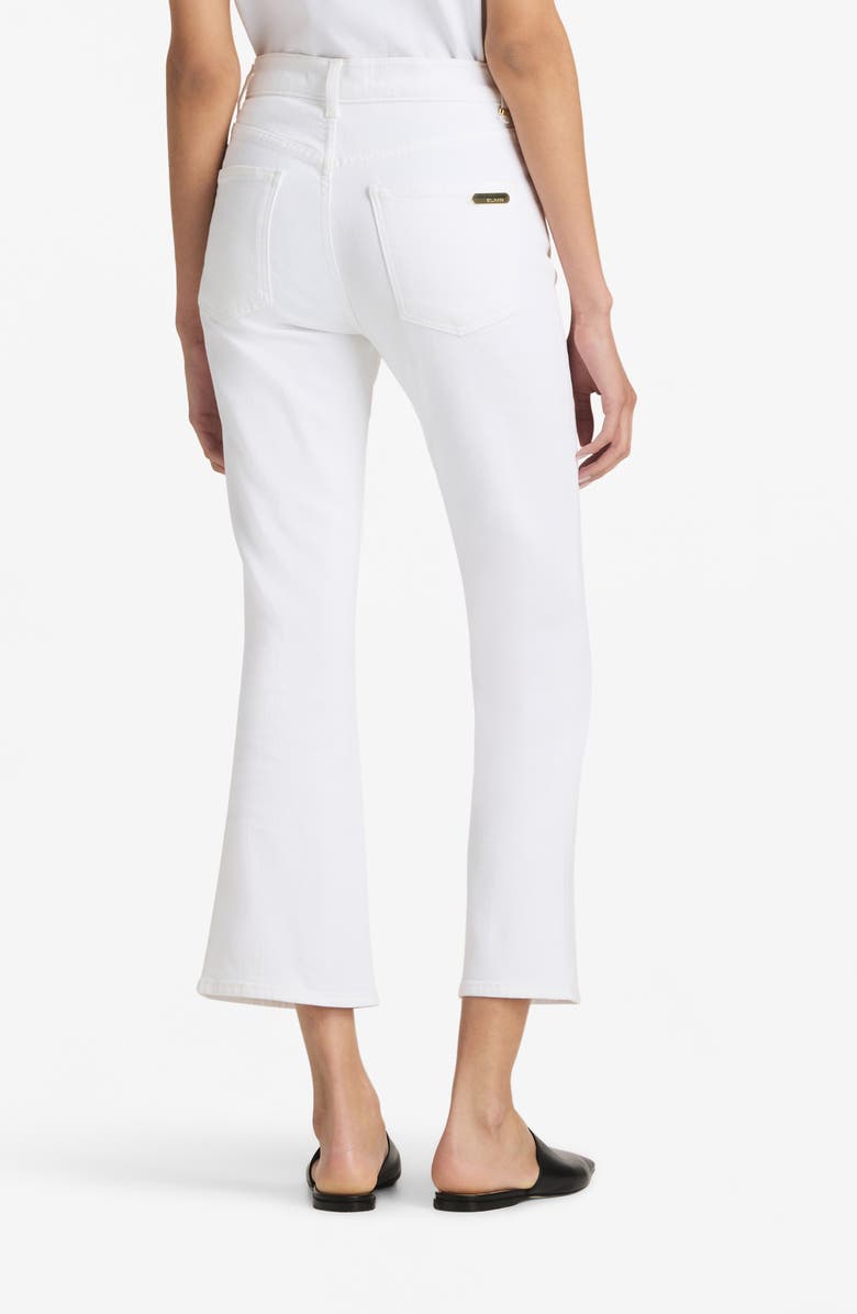 St. John Collection Laguna Stretch Denim Flare Leg Jeans, Alternate, color, 