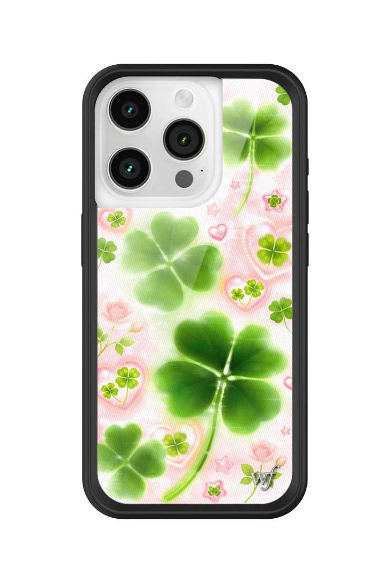 Miss Lucky iPhone Case, Alternate, color, Green