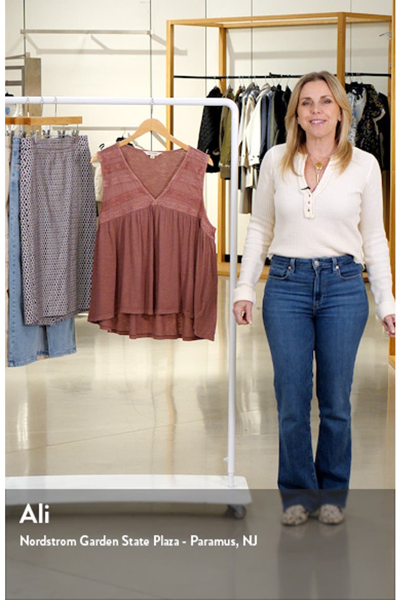 Lace Trim Tunic Tank video