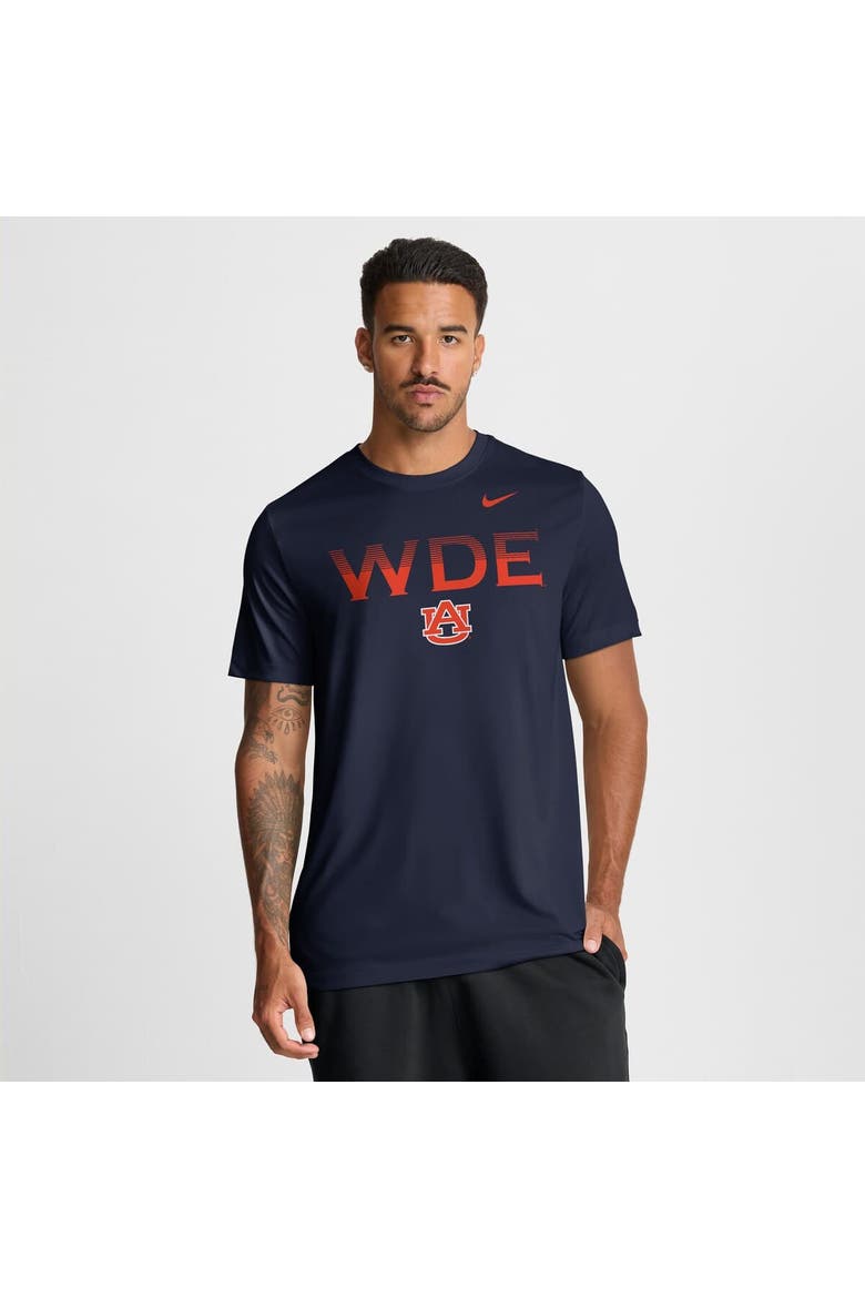Men's Nike Navy Auburn Tigers Primetime Legend Kinetic Mantra Dri-FIT T-Shirt, Main, color, Navy