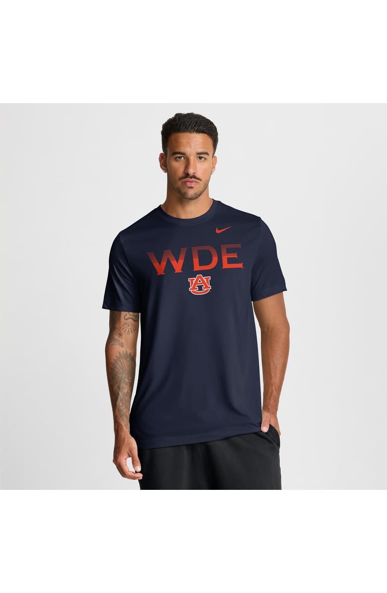 Nike Men's Nike Navy Auburn Tigers Primetime Legend Kinetic Mantra Dri-FIT T-Shirt, Main, color, Navy