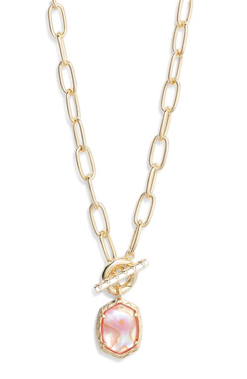 Kendra Scott Boxed Daphne Pendant Chain Necklace In Gold