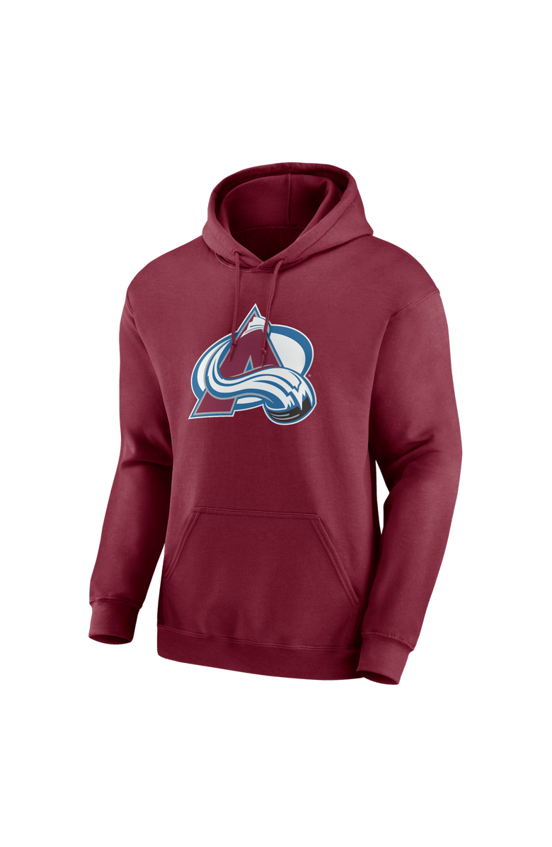 Logo Athletic Men's Logo Athletic Burgundy Colorado Avalanche Essential Hoodie, Alternate, color, Burgundy