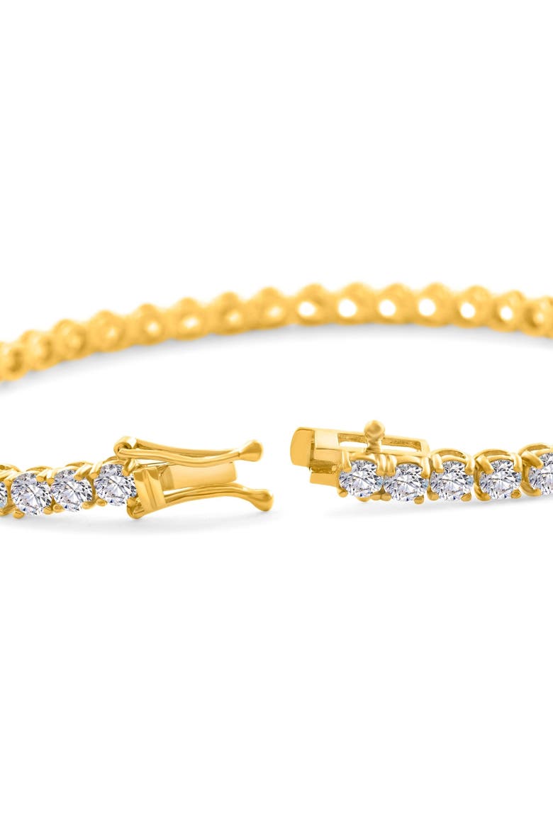 8.00Ct Diamond Tennis Bracelet 14k Gold Lab Grown 7", Alternate, color, 14k Yellow Gold