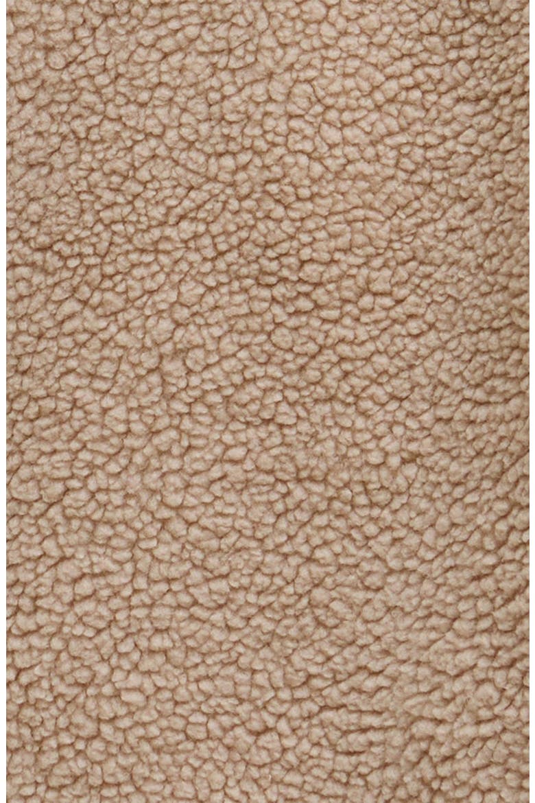 Malena Faux Shearling Fleece Crop Jacket, Alternate, color, NATURAL/ECRU
