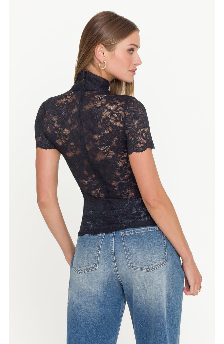 Generation Love Callen Lace Top, Alternate, color, Black