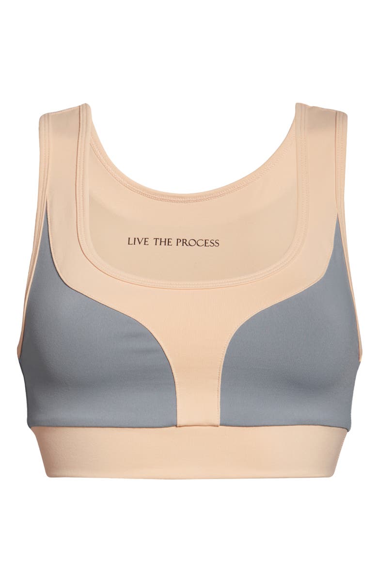 Live The Process Geometric Sports Bra, Alternate, color,