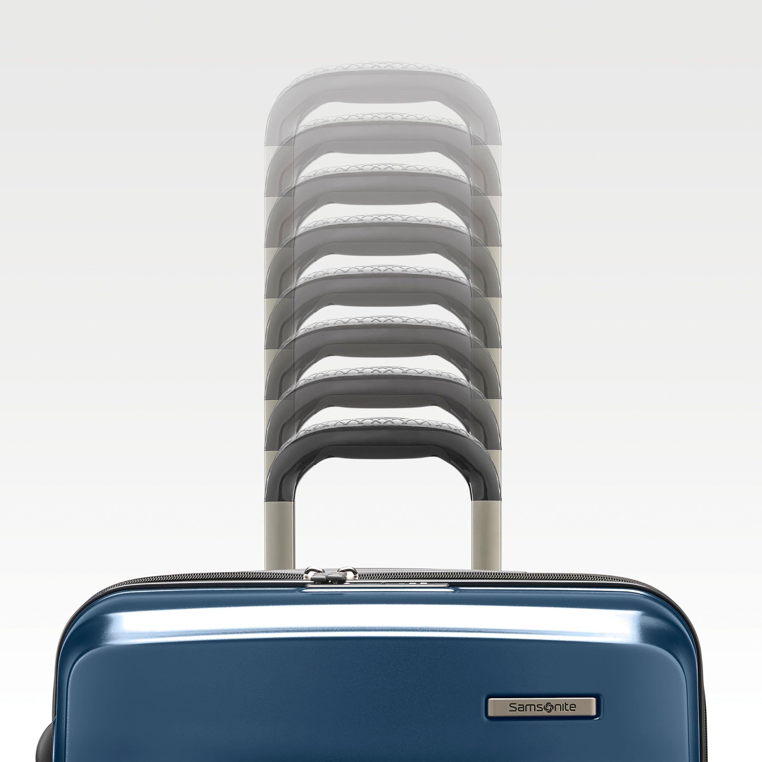 Samsonite Octiv 2-Piece Set (Pro Front Pocket 20/28) Hardside Spinner, Alternate, color, Blue Denim