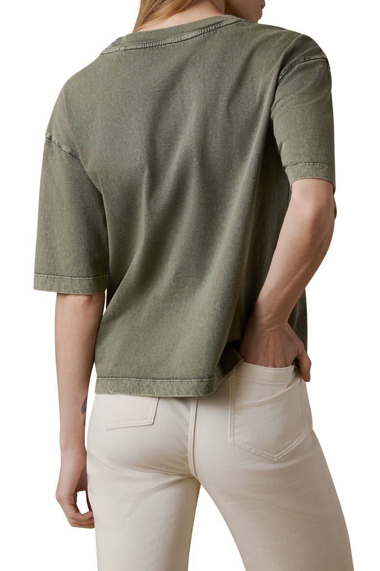 Vintage Inspired Cotton T-Shirt, Alternate, color, ISLAND OLIVE