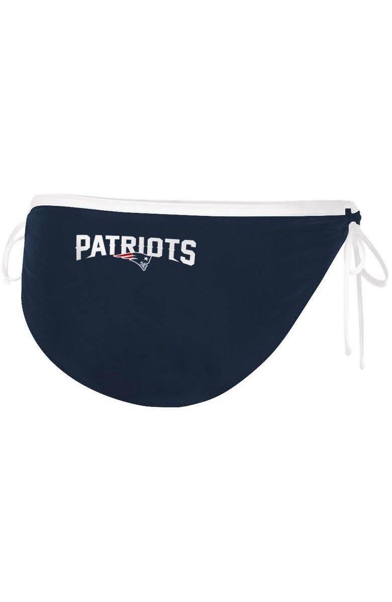 G-III 4HER BY CARL BANKS Women's G-III 4Her by Carl Banks Navy New England Patriots Perfect Match Bikini Bottom, Alternate, color, Navy