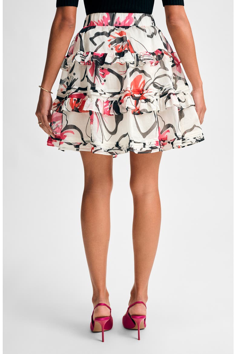 Tiered Ruffle Skirt, Alternate, color, SPLASHY FLORAL