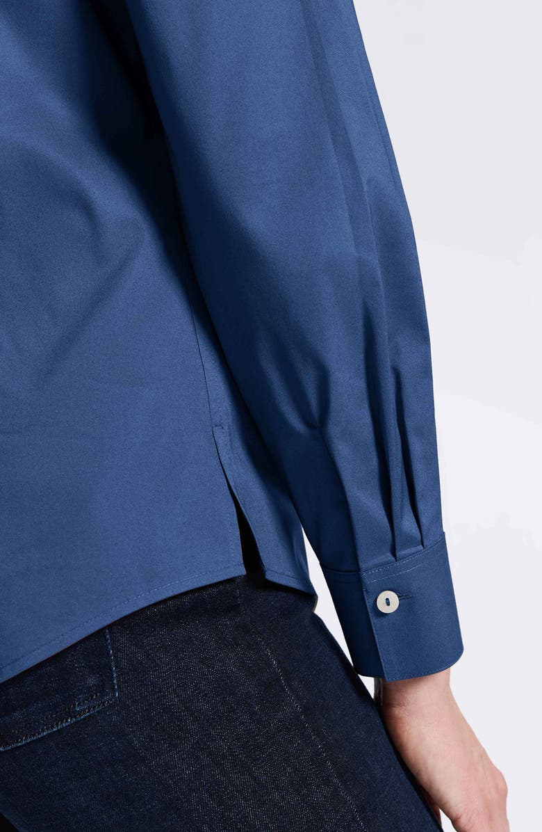 Foxcroft Taylor Stretch Shirt, Alternate, color, Pacific Blue