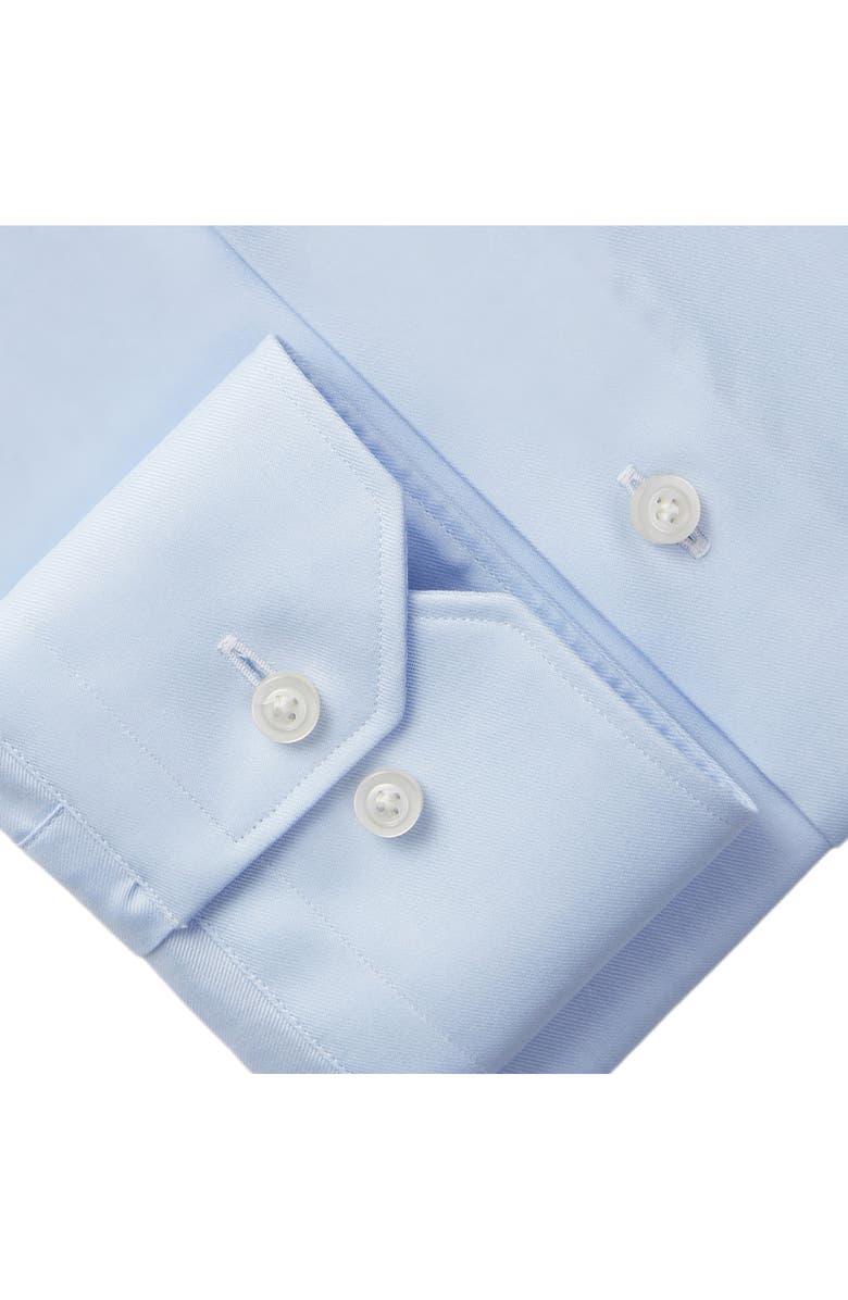 Emanuel Berg Natural Stretch Yoga Twill Dress Shirt, Alternate, color, Light Pastel Blue