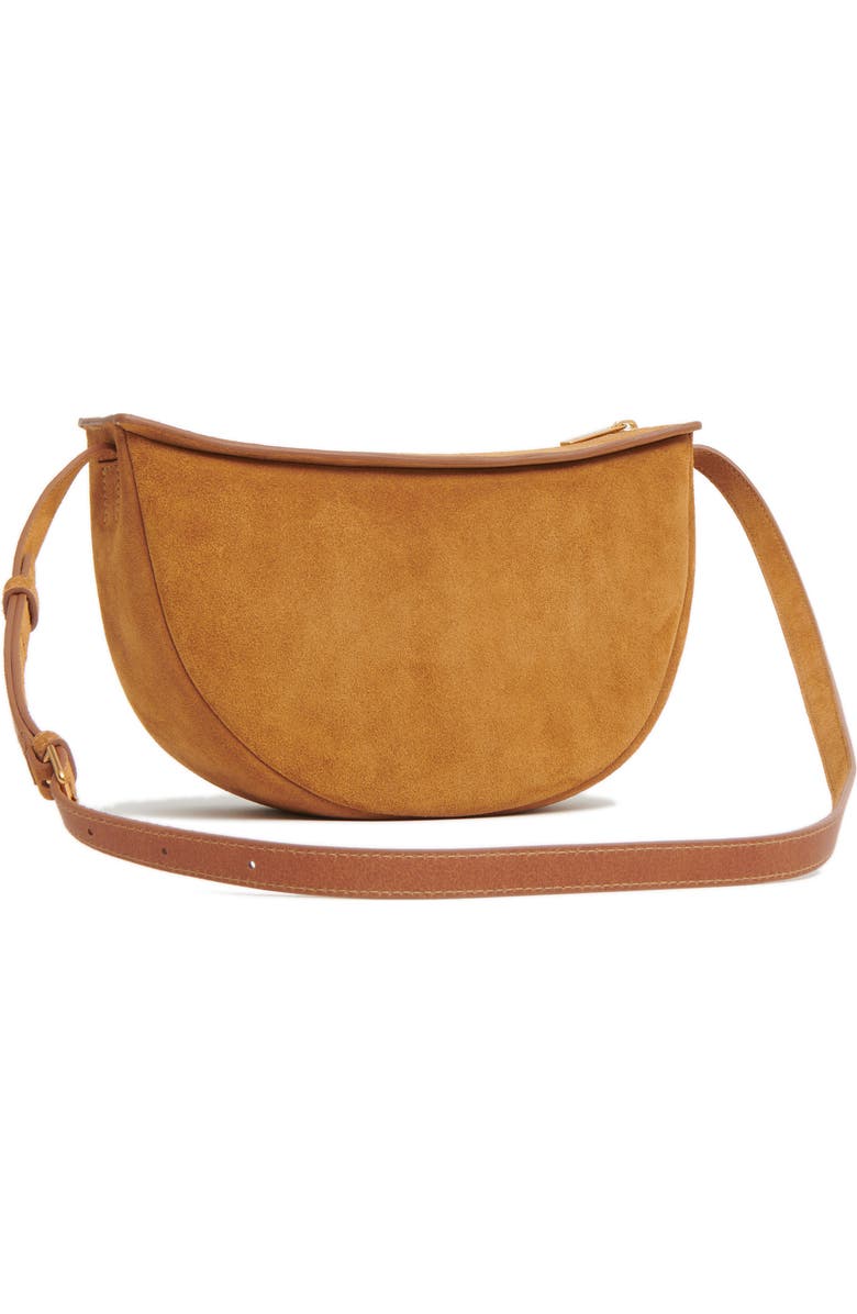 Mansur Gavriel Moon Leather Sling Bag, Alternate, color, Caramel