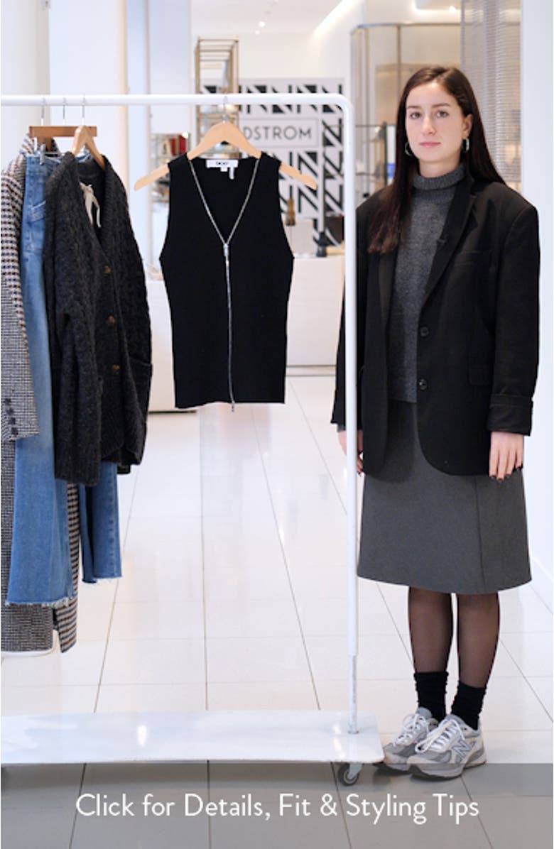 Front Zip Sweater Vest, sales video thumbnail