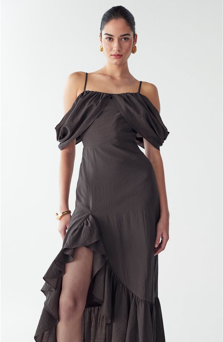 ST MRLO Shelly Maxi Dress, Alternate, color, Charcoal Grey