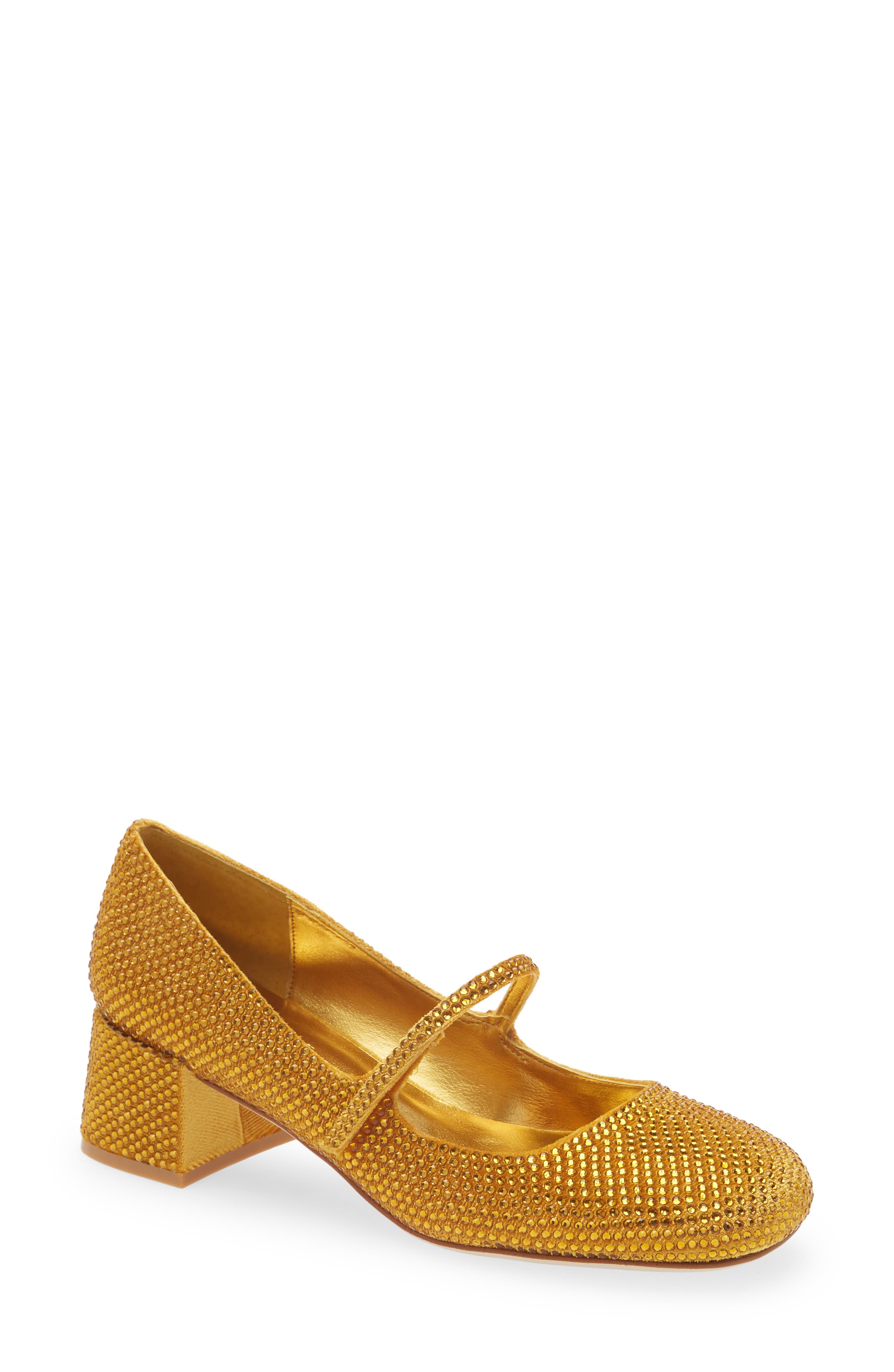Regal Mary Jane Pump, Main, color, GOLD VELVET COMBO