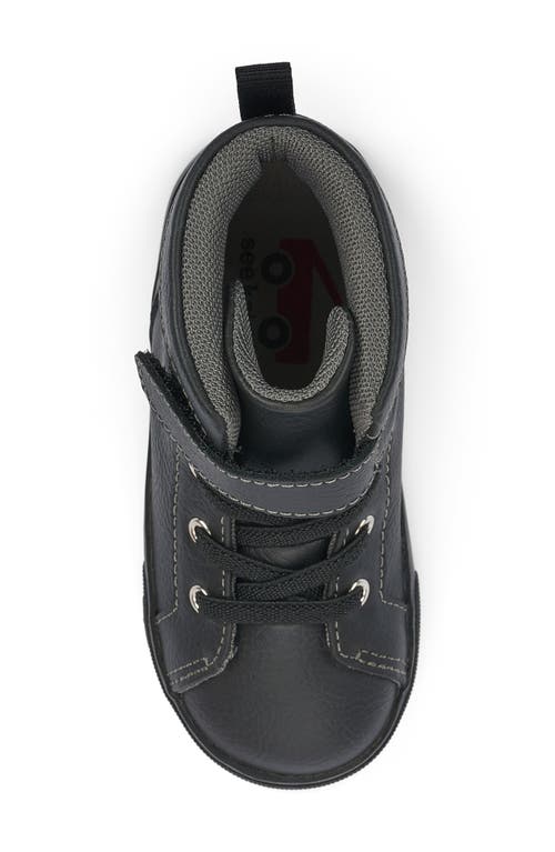See Kai Run Hudson High Top Sneaker In Black