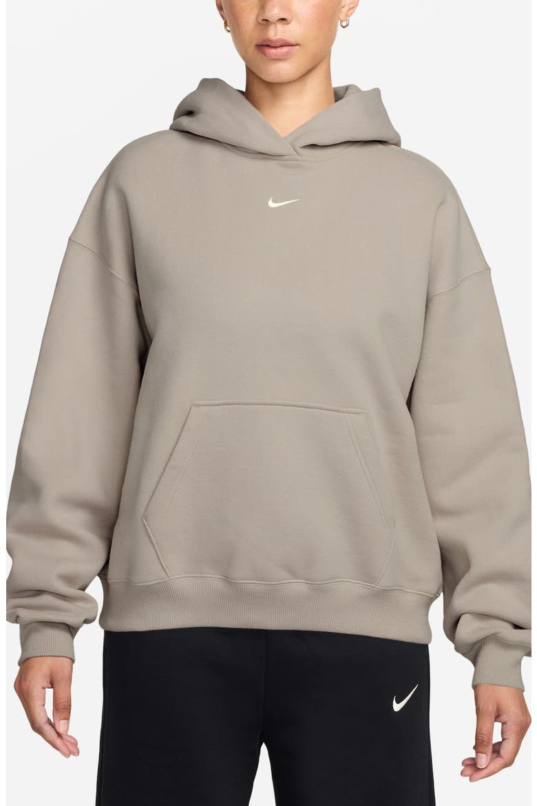 Oversized Pullover Hoodie, Main, color, CREAM/ SAIL
