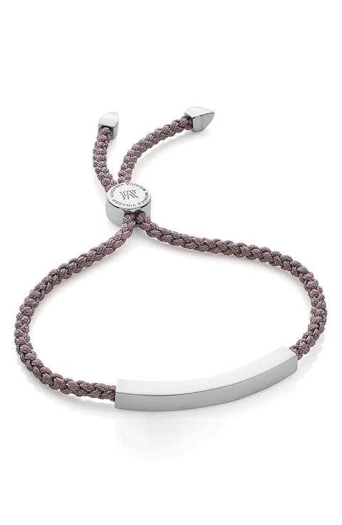 Linear Engravable Friendship Bracelet