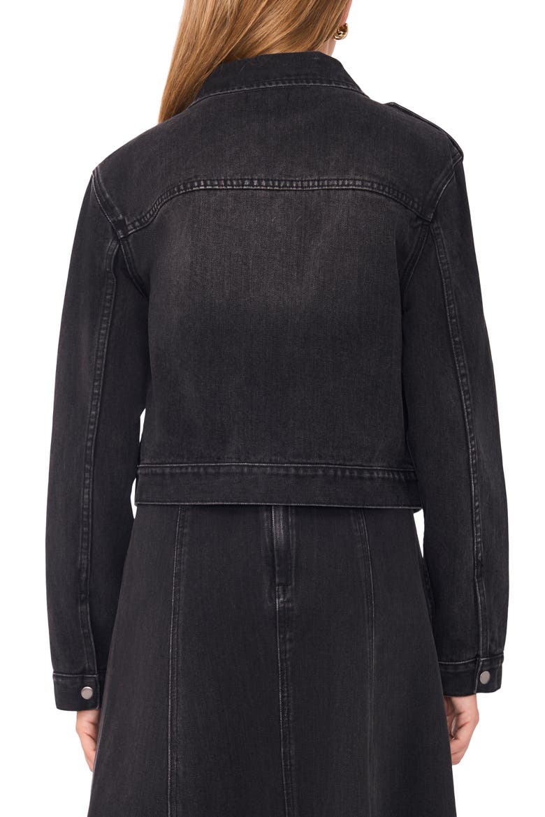 Denim Jacket, Alternate, color, RICH BLACK