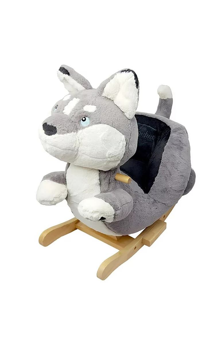 Gerardo´s Toys Gerardo'S Toys Little Rockers Wolf Wooden Plush Rideages 24Mo+, Alternate, color, Multicolored