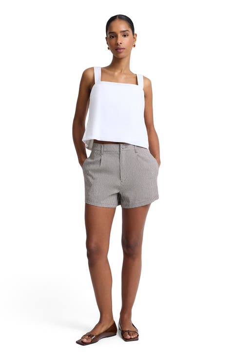 Linen Stretch Short