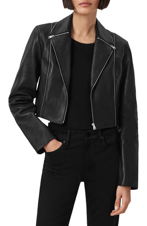 Landers Leather Biker Jacket
