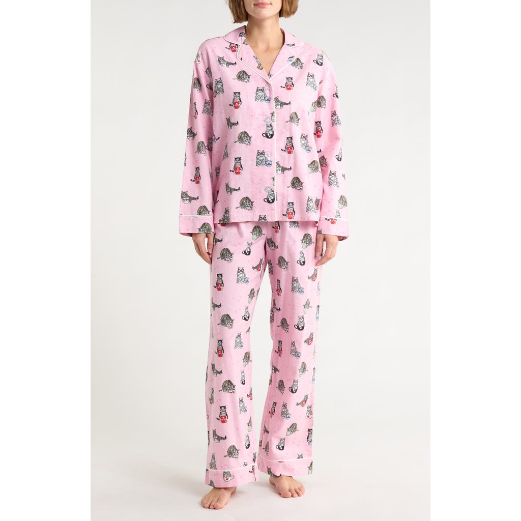 Pj Salvage Flannel Pajamas In Pink