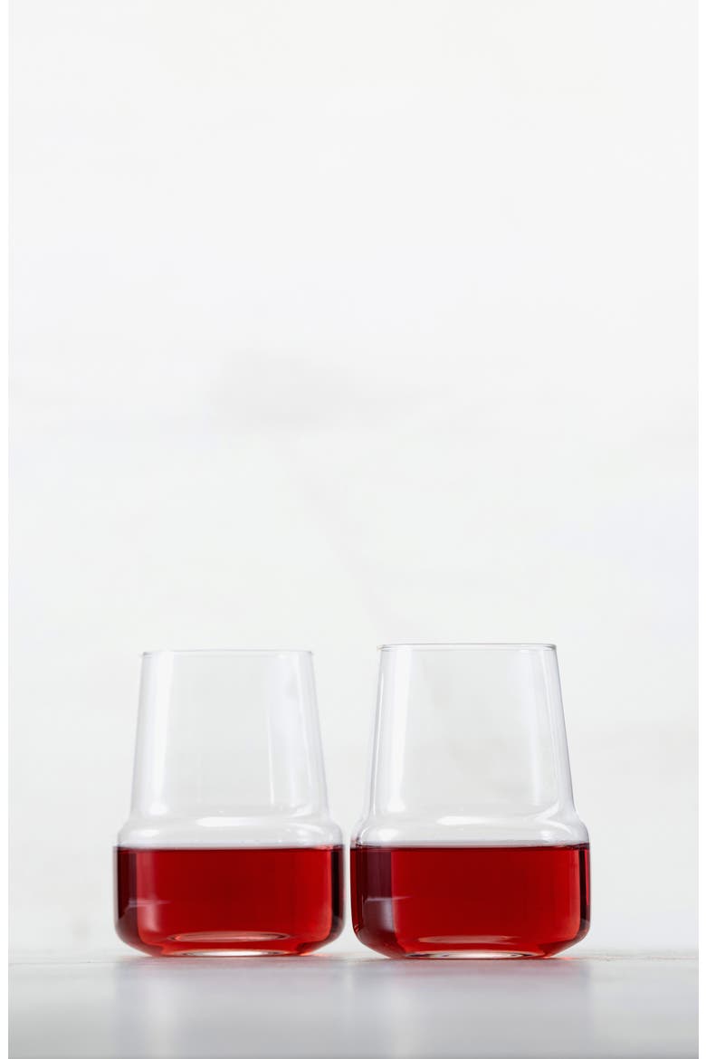 Level Set of 2 Red Wine Glasses, Alternate, color, CLEAR