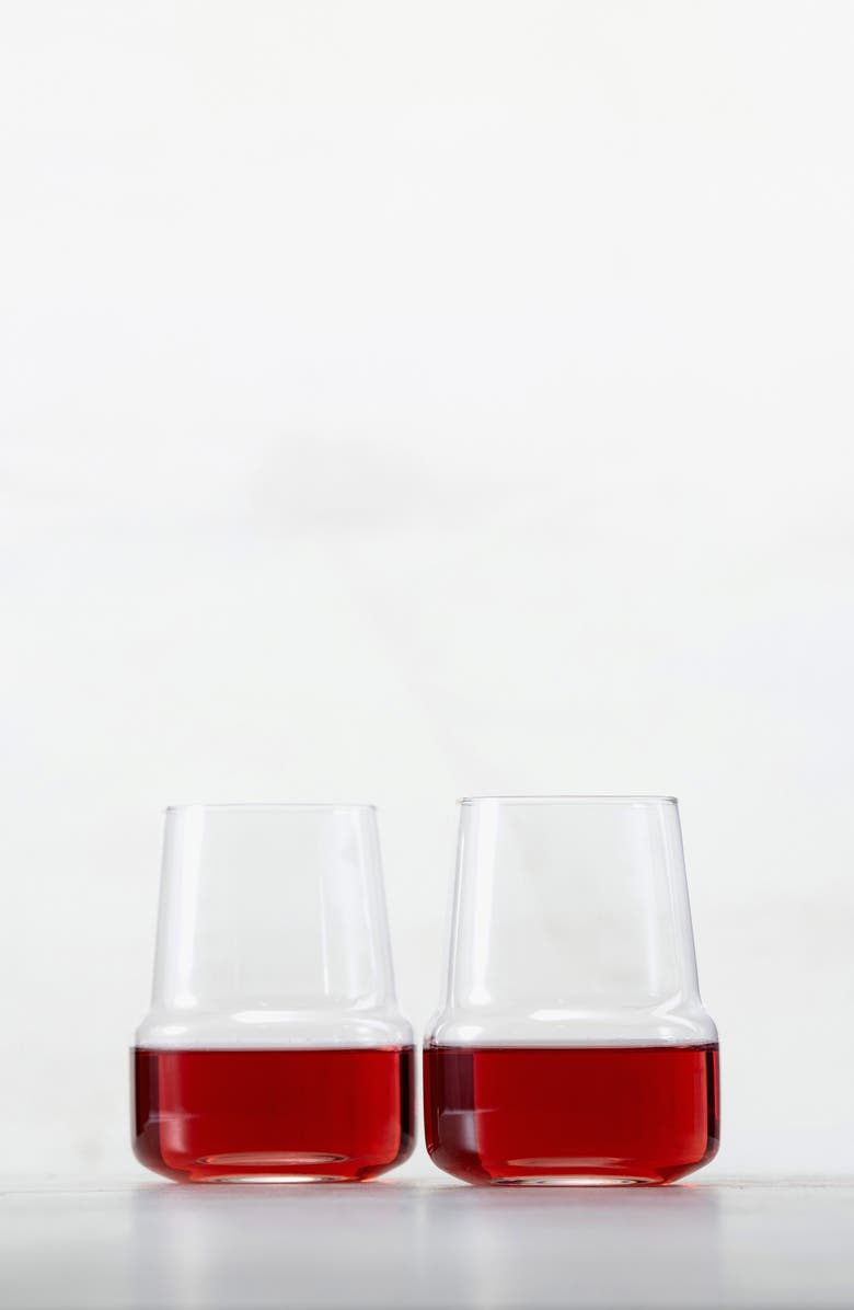 Fortessa Level Set of 2 Red Wine Glasses, Alternate, color, Clear