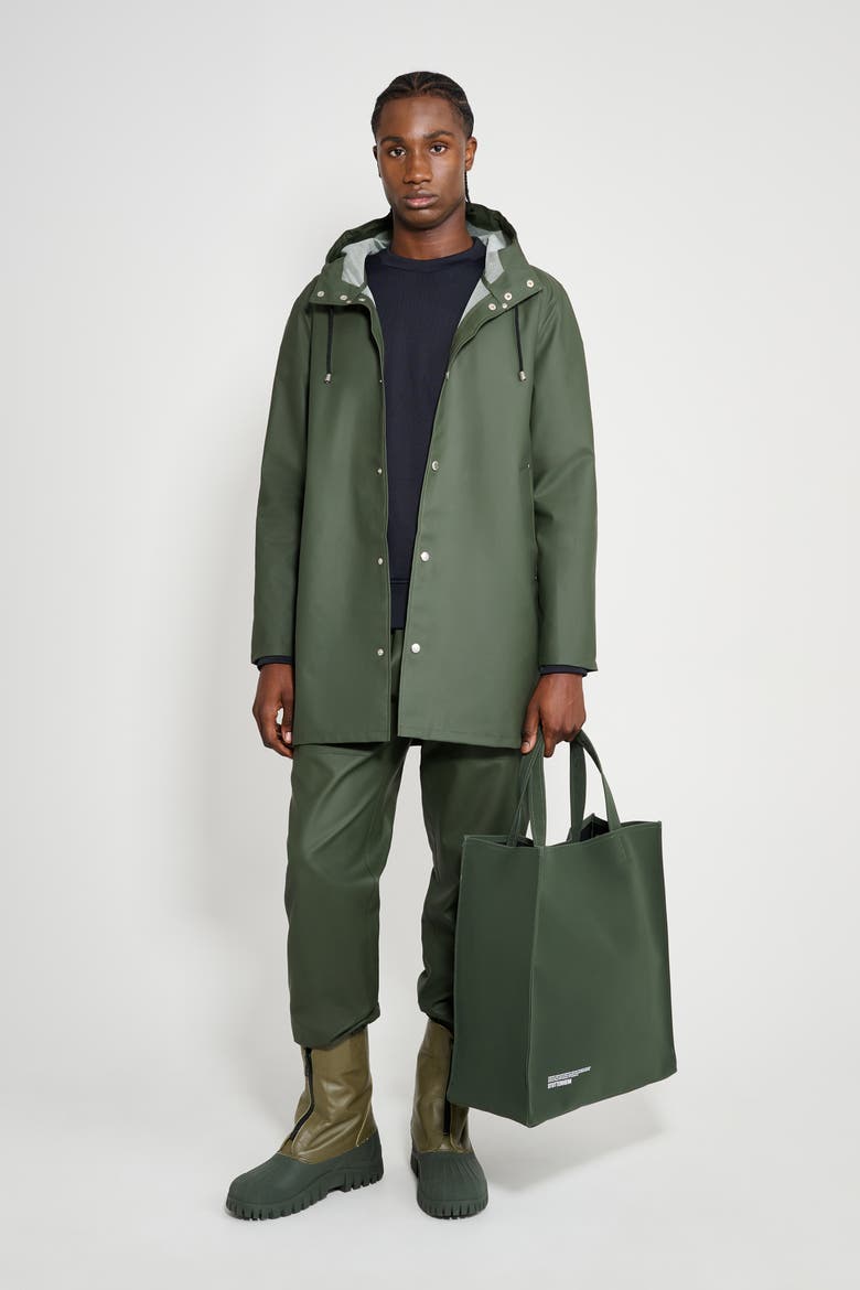 Stockholm Lightweight Raincoat, Main, color, Green