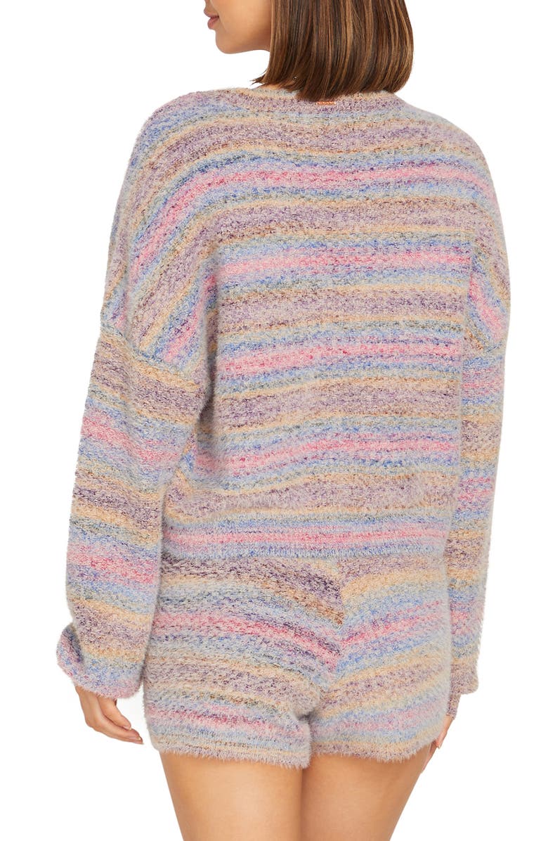 Volcom Heather Stripe Crewneck Sweater, Alternate, color,