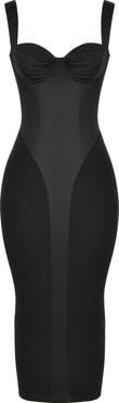 HOUSE OF CB Arielle Full Cup Corset Midi Dress