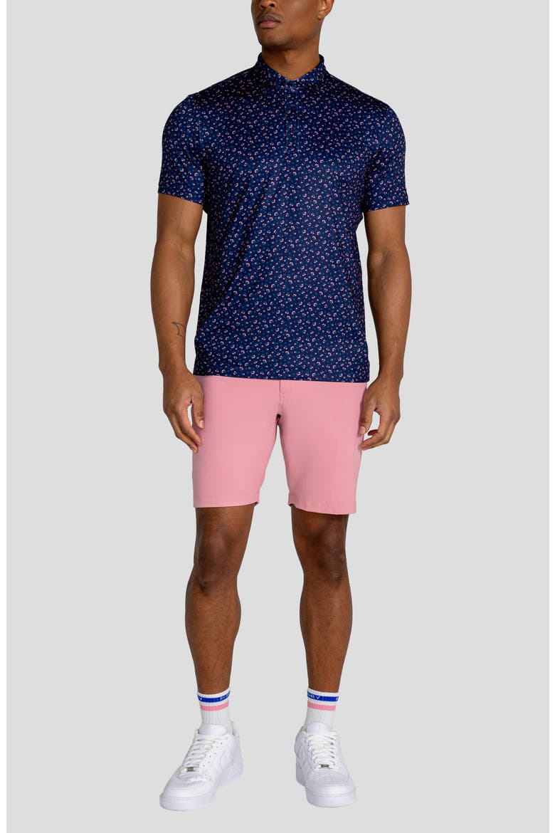 Hyndford Floral Polo, Alternate, color, MIDNIGHT NAVY
