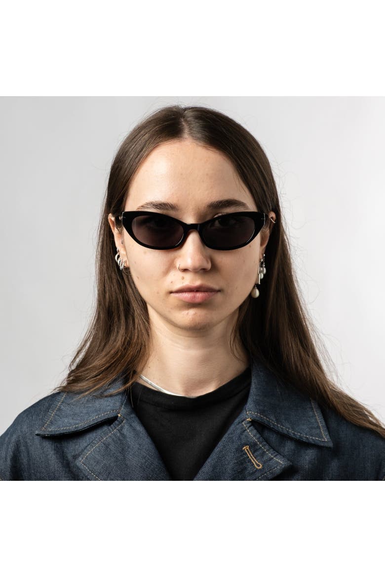 Wicked Sunglasses, Alternate, color, Gloss Black - Polarized Black