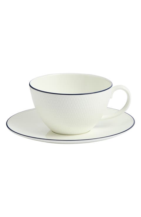 Gio Bone China Teacup & Saucer Set