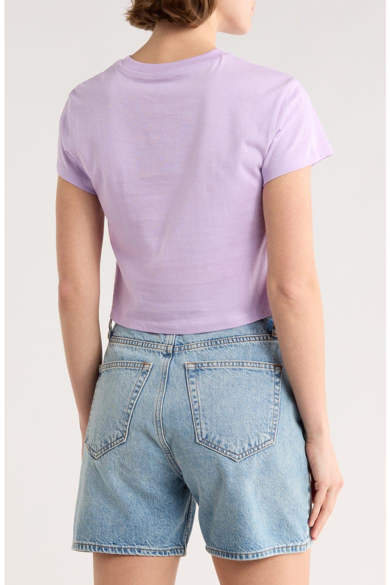 Mystic Crop T-Shirt, Alternate, color, PEACEFUL LILAC