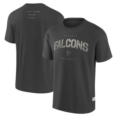 Men's Fanatics Charcoal Atlanta Falcons Elements Weathered Tonal Future Ground T-Shirt