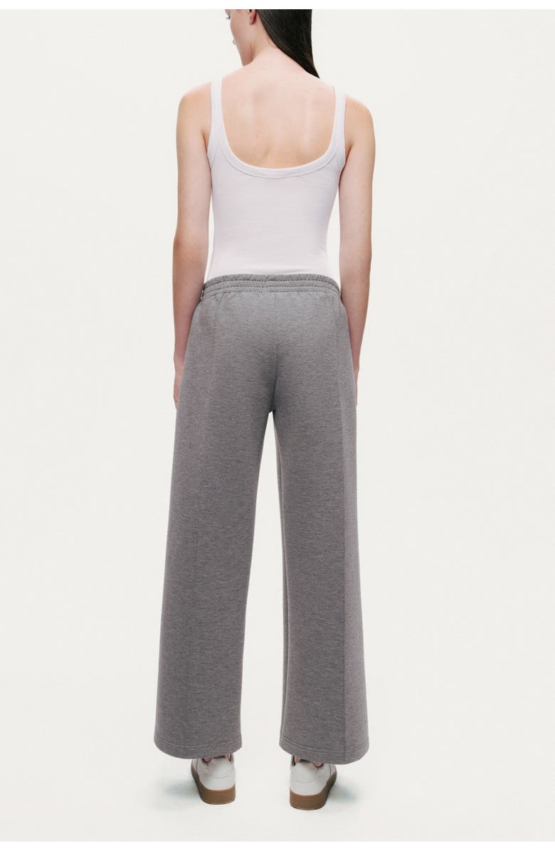 Nocturne Relaxed Wide-Leg Track Pants, Alternate, color, Grey