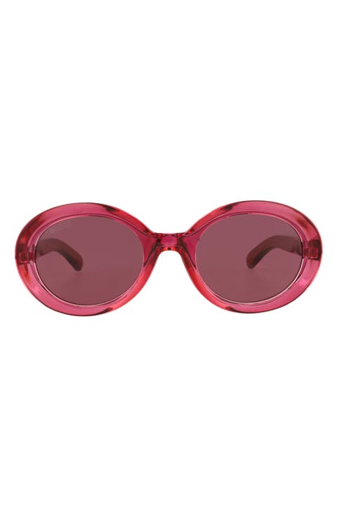 54mm Oval Sunglasses