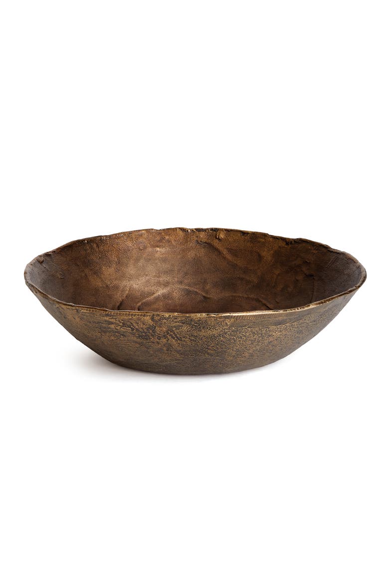 Myron Decorative Bowl, Main, color, Gold